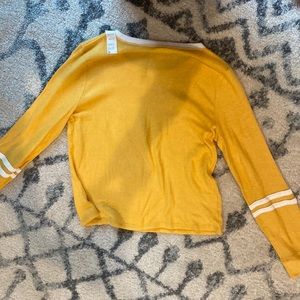 Kohls Long Sleeve Crop Top Shirt